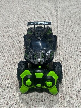 Storm Green & Black Remote Control Stunt Vehicle(needs battery)